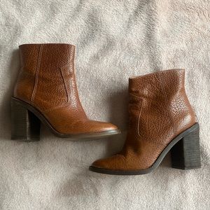 Madewell Leather Heeled Boots